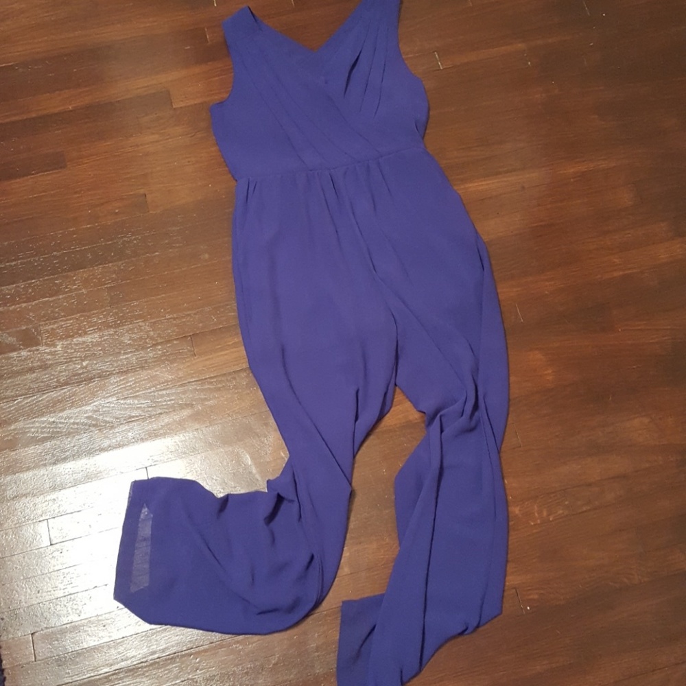 Royal blue jumpsuit